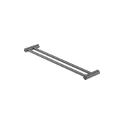Zen SS316L Double Towel Rail 800mm | Graphite gallery detail image