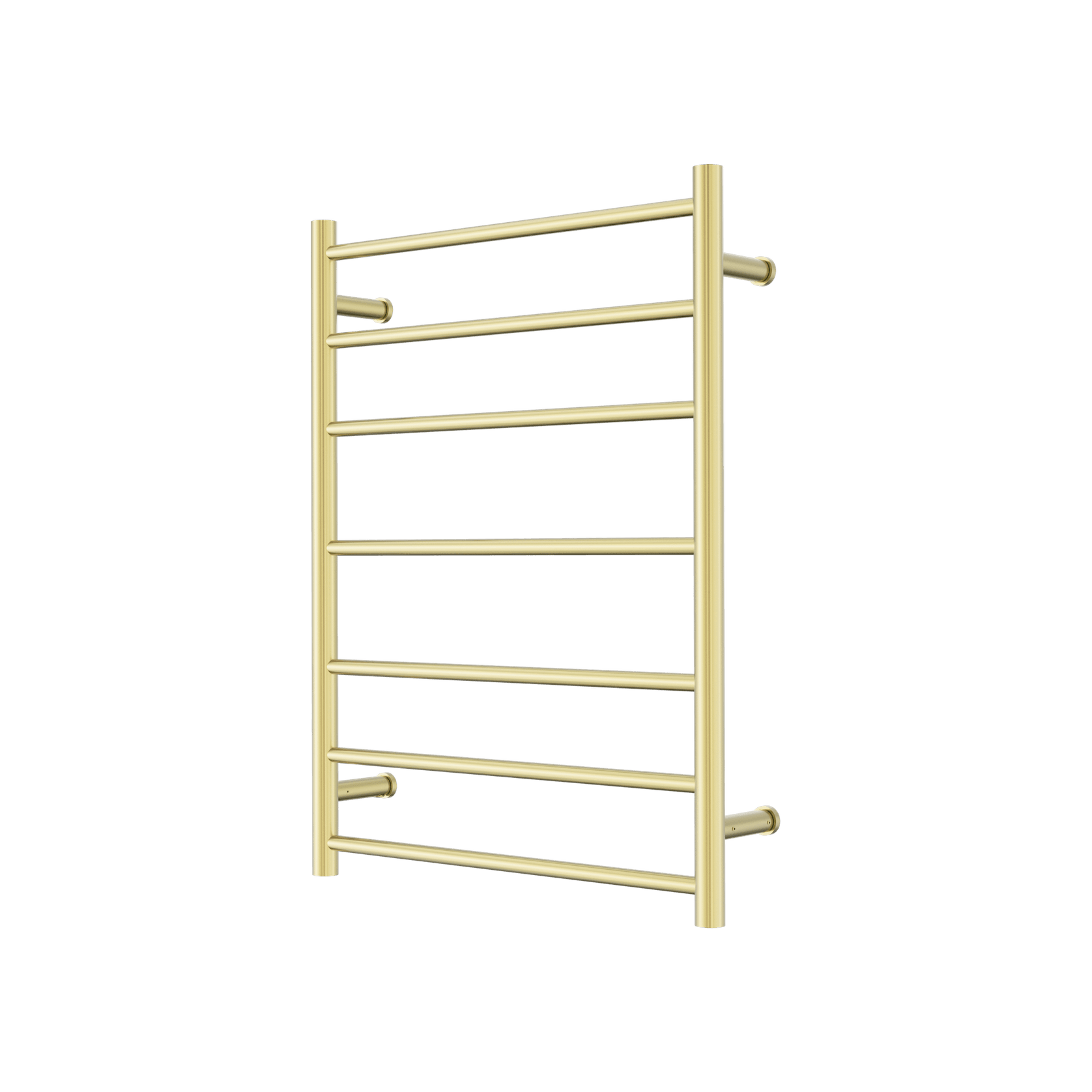 Mecca 240V 7 Bar Heated Towel Ladder Brushed Gold gallery detail image