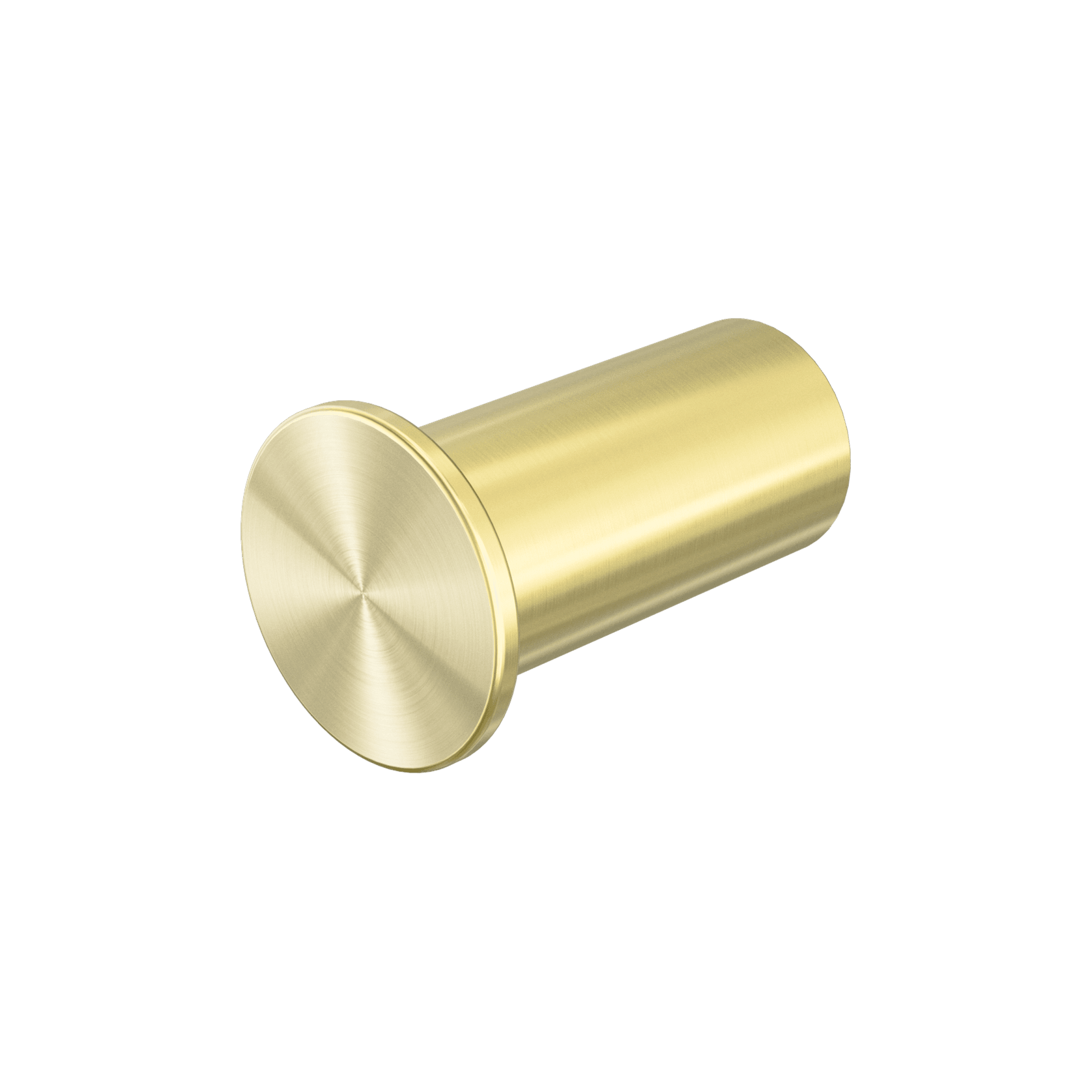 Mecca Robe Hook Slim Brushed Gold gallery detail image