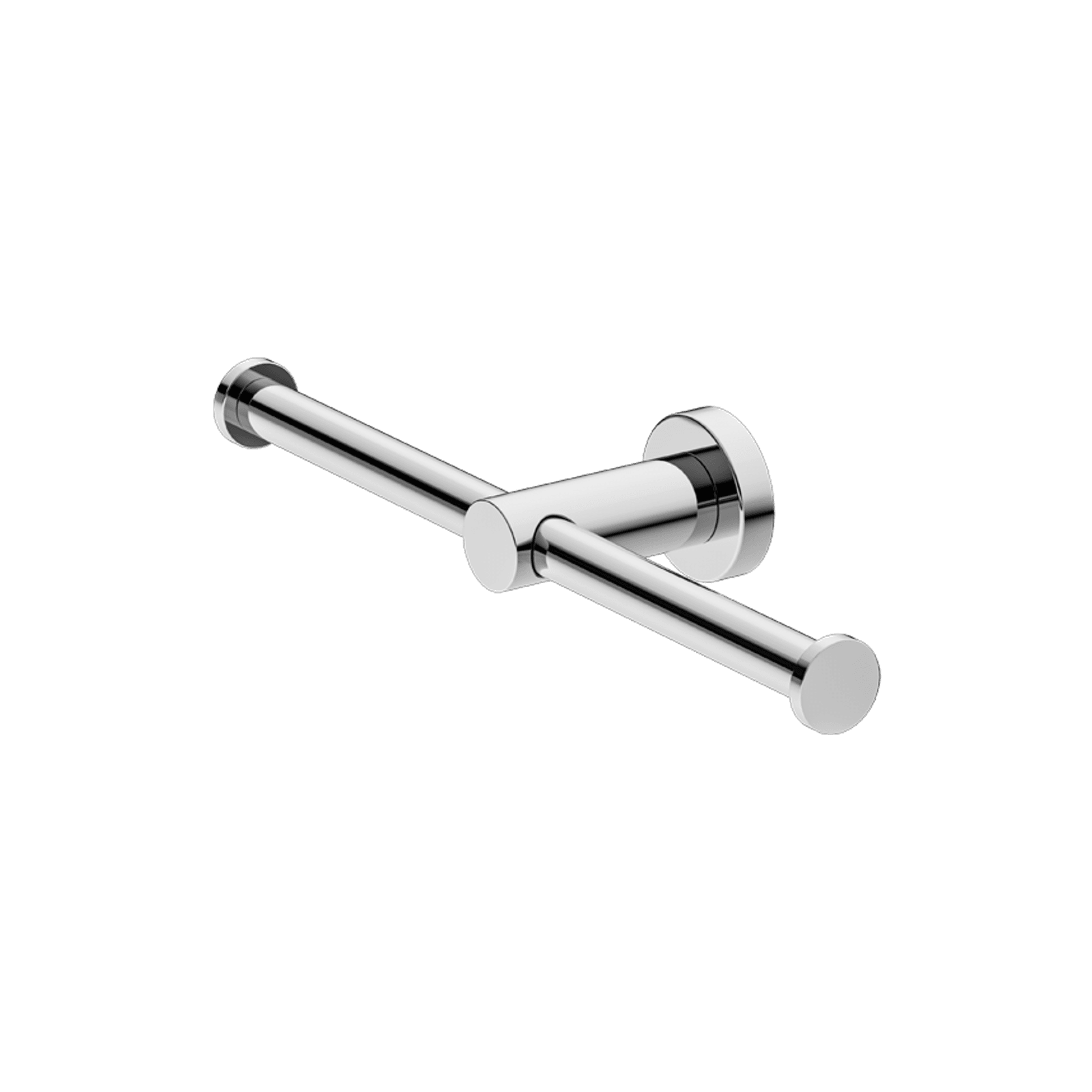 Mecca Double Toilet Roll Holder Chrome gallery detail image