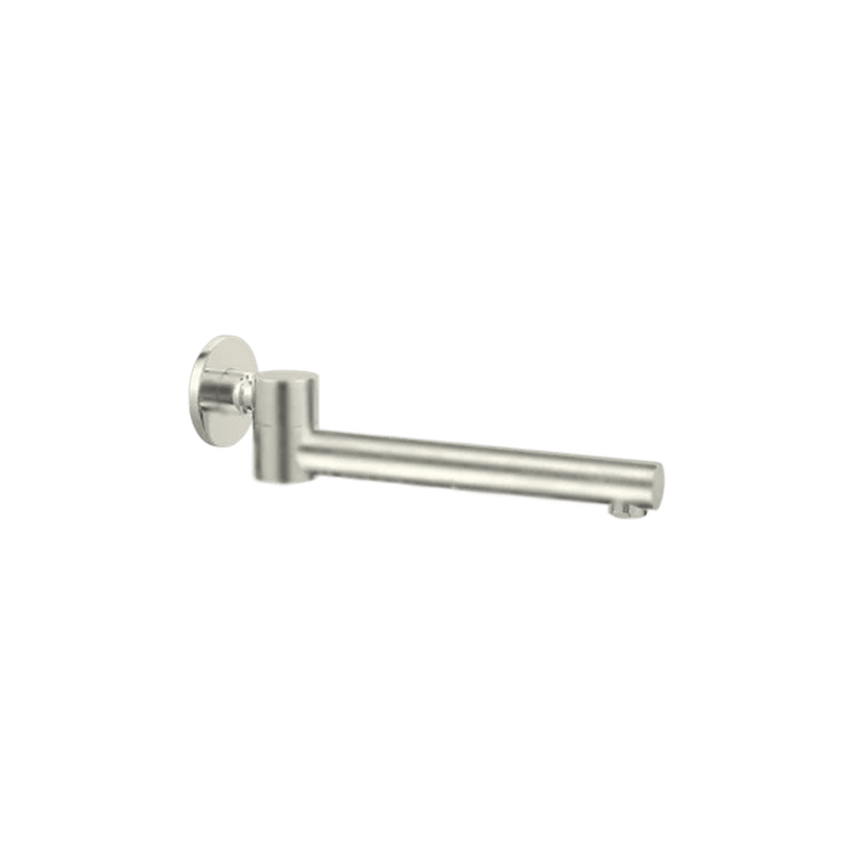 Dolce Wall Mounted Swivel Bath Spout Only Brushed Nickel gallery detail image