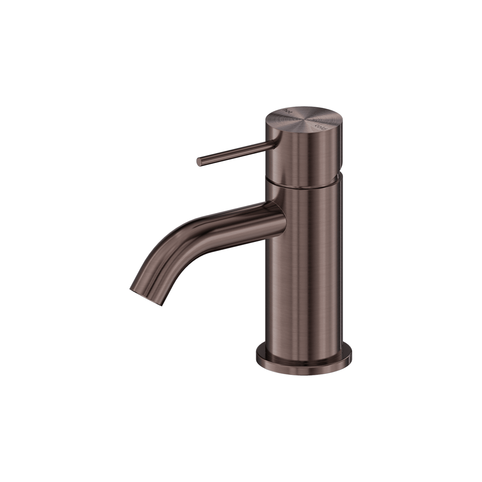 Mecca Mini Basin Mixer Brushed Bronze gallery detail image