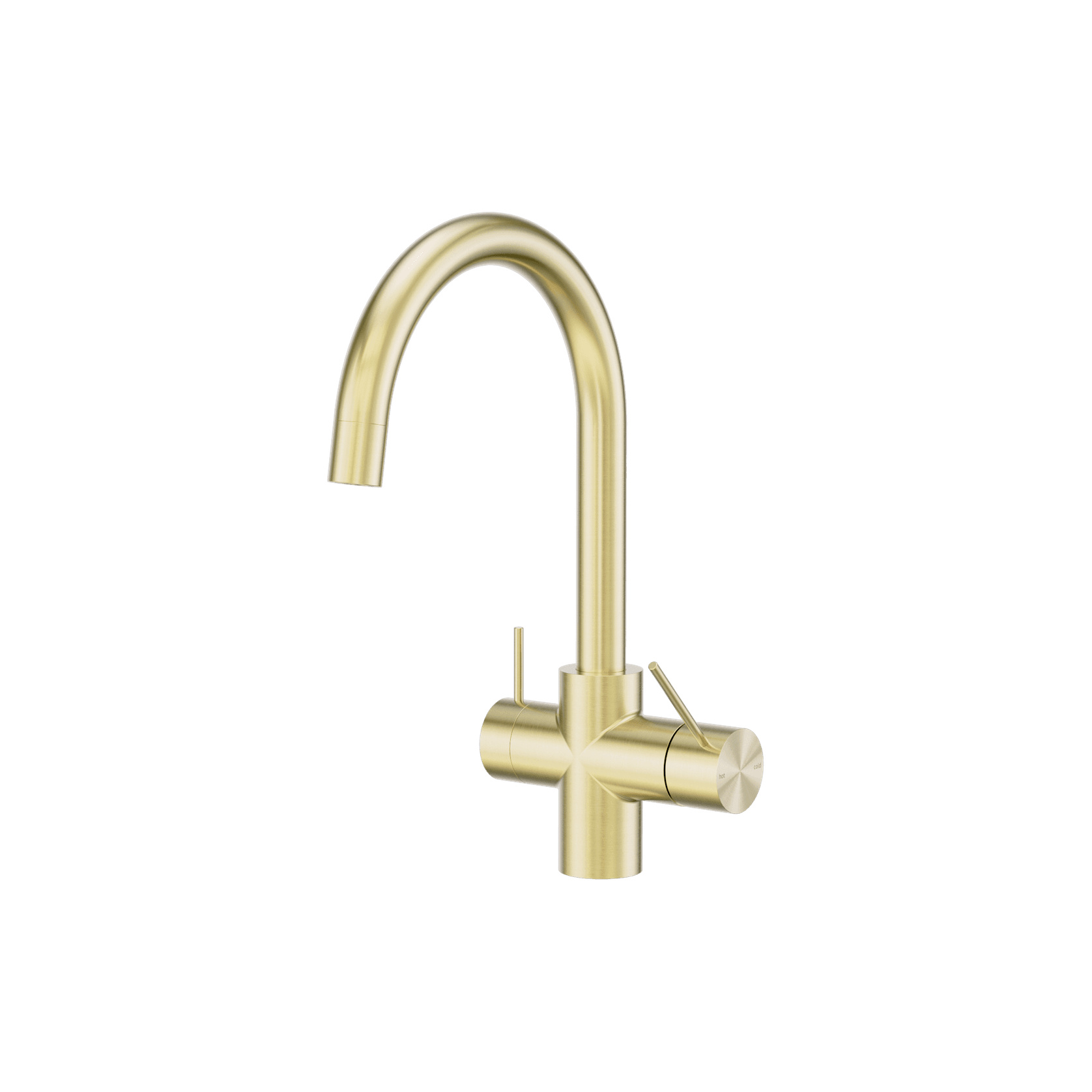 Mecca 3 Way Filtered Mixer Tap Brushed Gold gallery detail image
