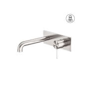 Mecca Wall Basin/Bath Mixer 260mm Brushed Nickel gallery detail image