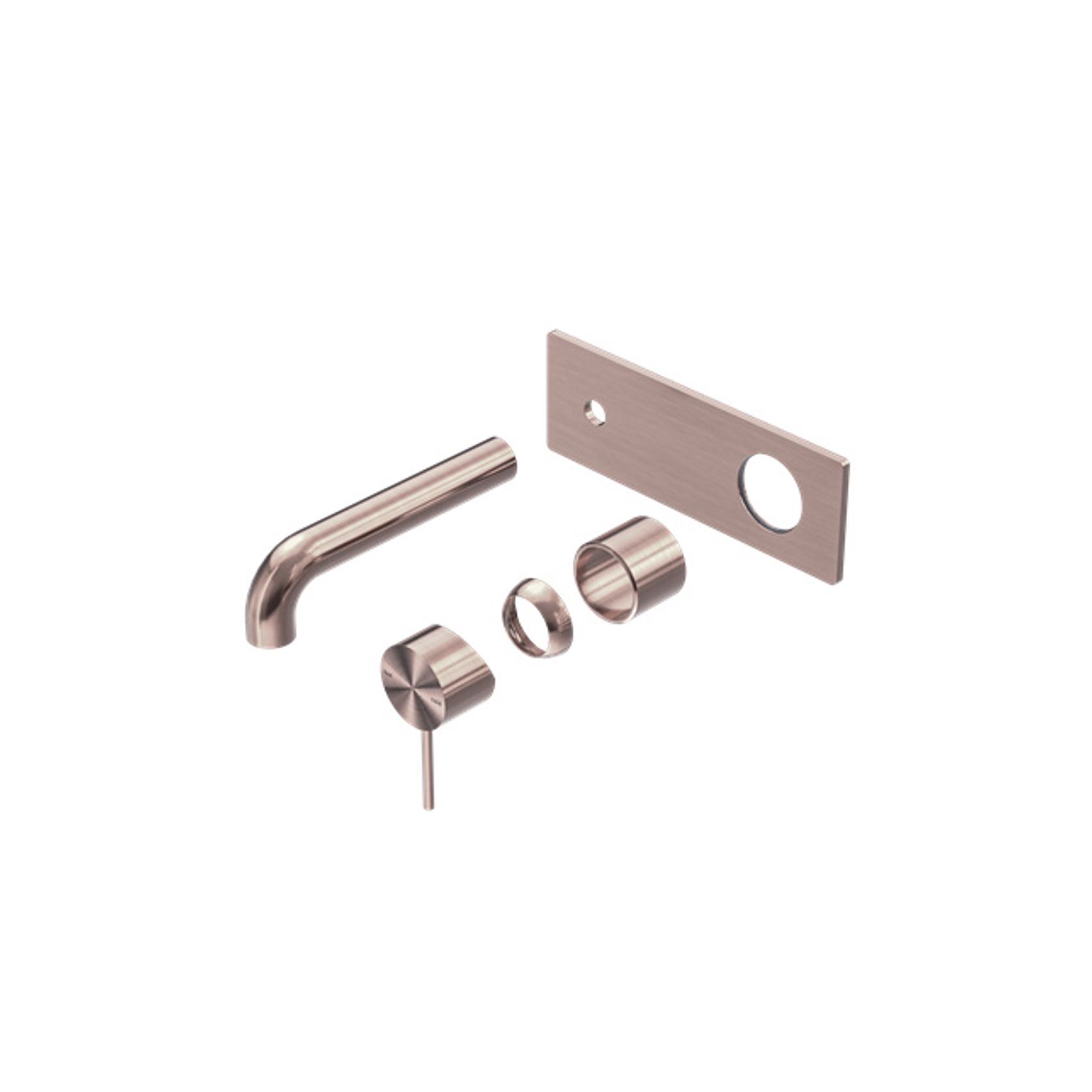 Mecca Wall Basin/Bath Mixer 160mm Trim Kits Only Brushed Bronze gallery detail image