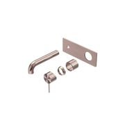 Mecca Wall Basin/Bath Mixer 185mm Trim Kits Only Brushed Bronze gallery detail image