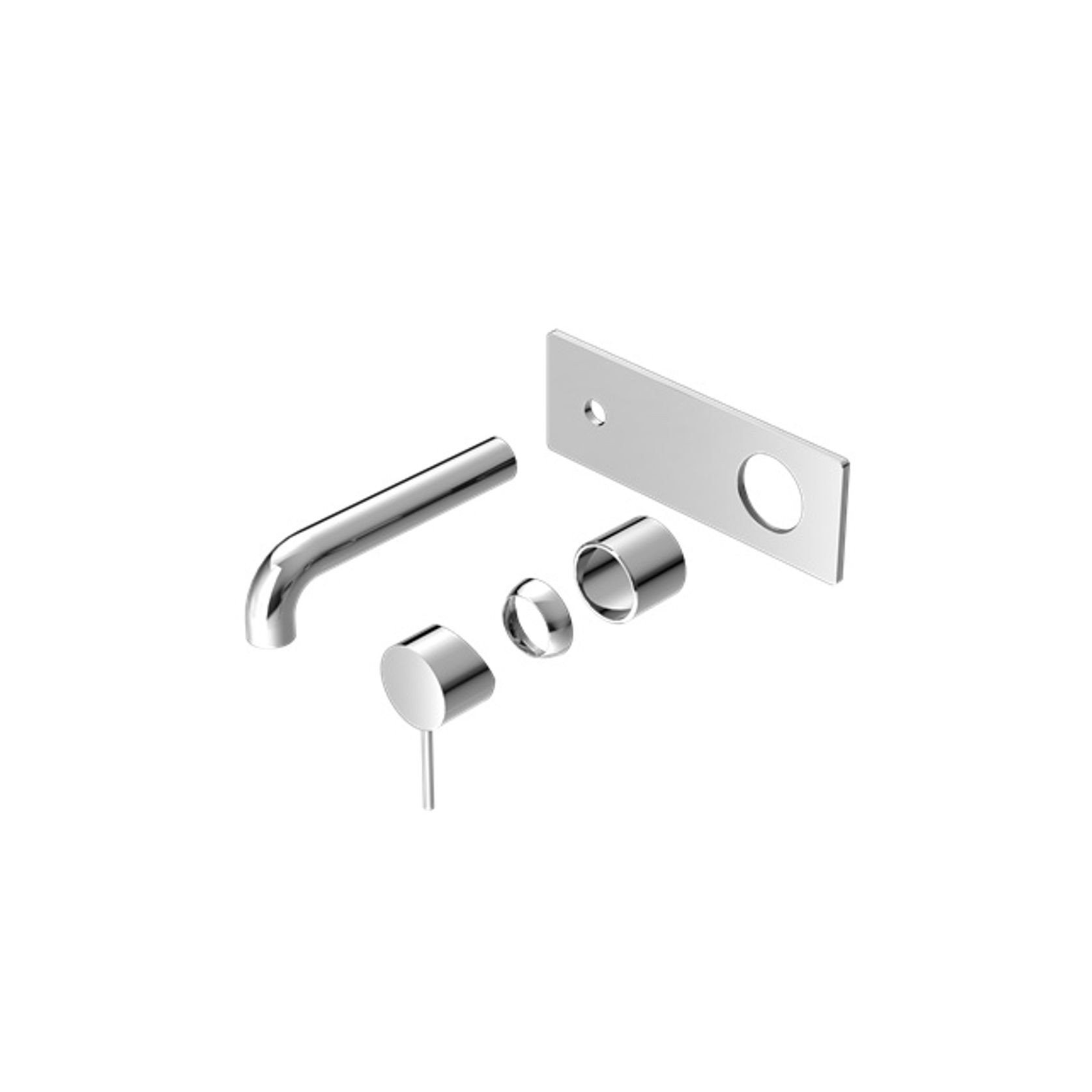 Mecca Wall Basin/Bath Mixer 120mm Trim Kits Only Chrome gallery detail image