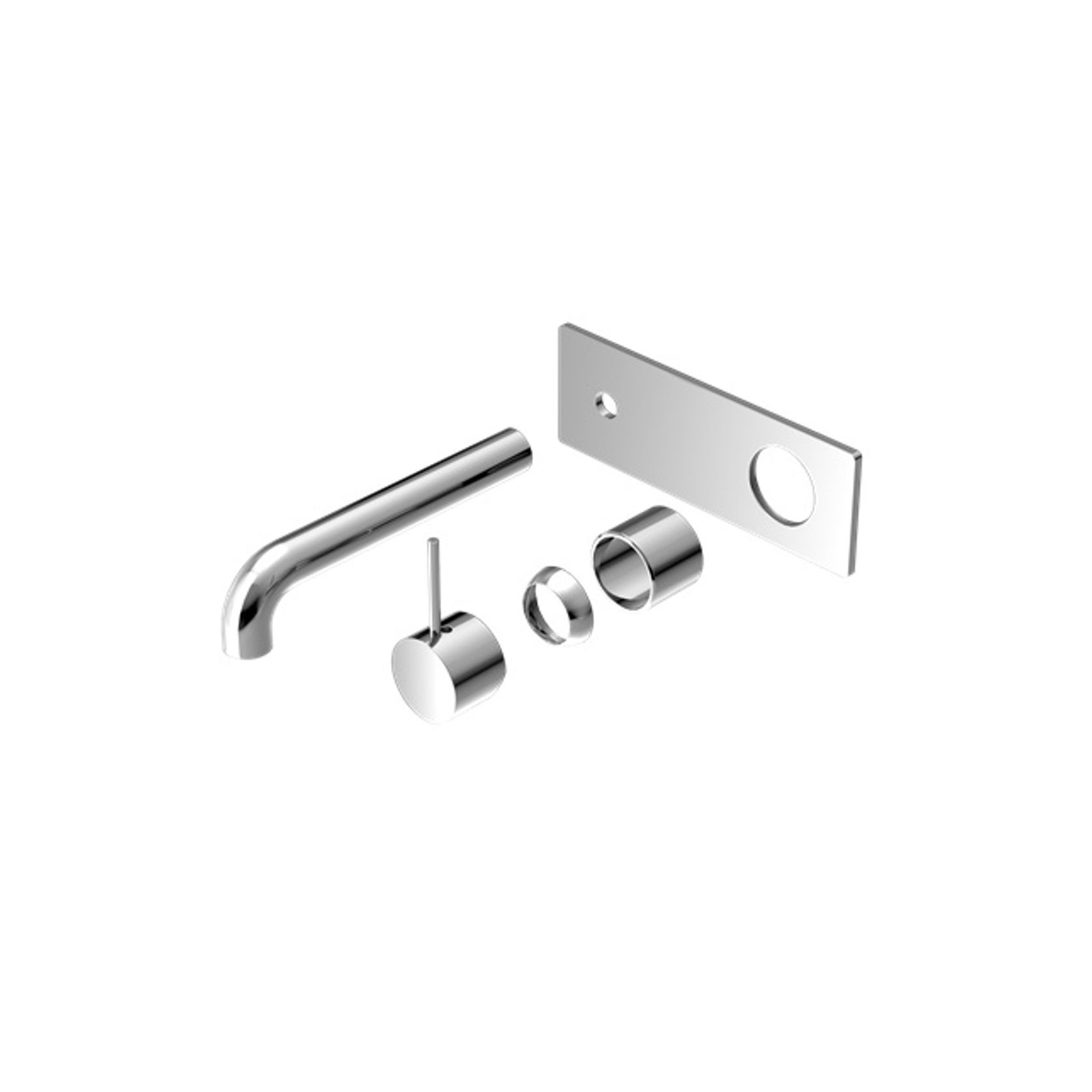 Mecca Wall Basin/Bath Mixer Handle Up 185mm Trim Kits Only Chrome gallery detail image
