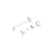 Mecca Wall Basin/Bath Mixer Separate Back Plate 185mm Trim Kits Only Matte White gallery detail image