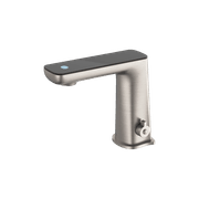 Claudia Sensor Mixer With Black Top Display Brushed Nickel gallery detail image