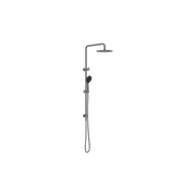 Round Project Twin Shower 4 Star Rating Gun Metal gallery detail image