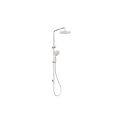 Round Twin Shower Brushed Nickel gallery detail image