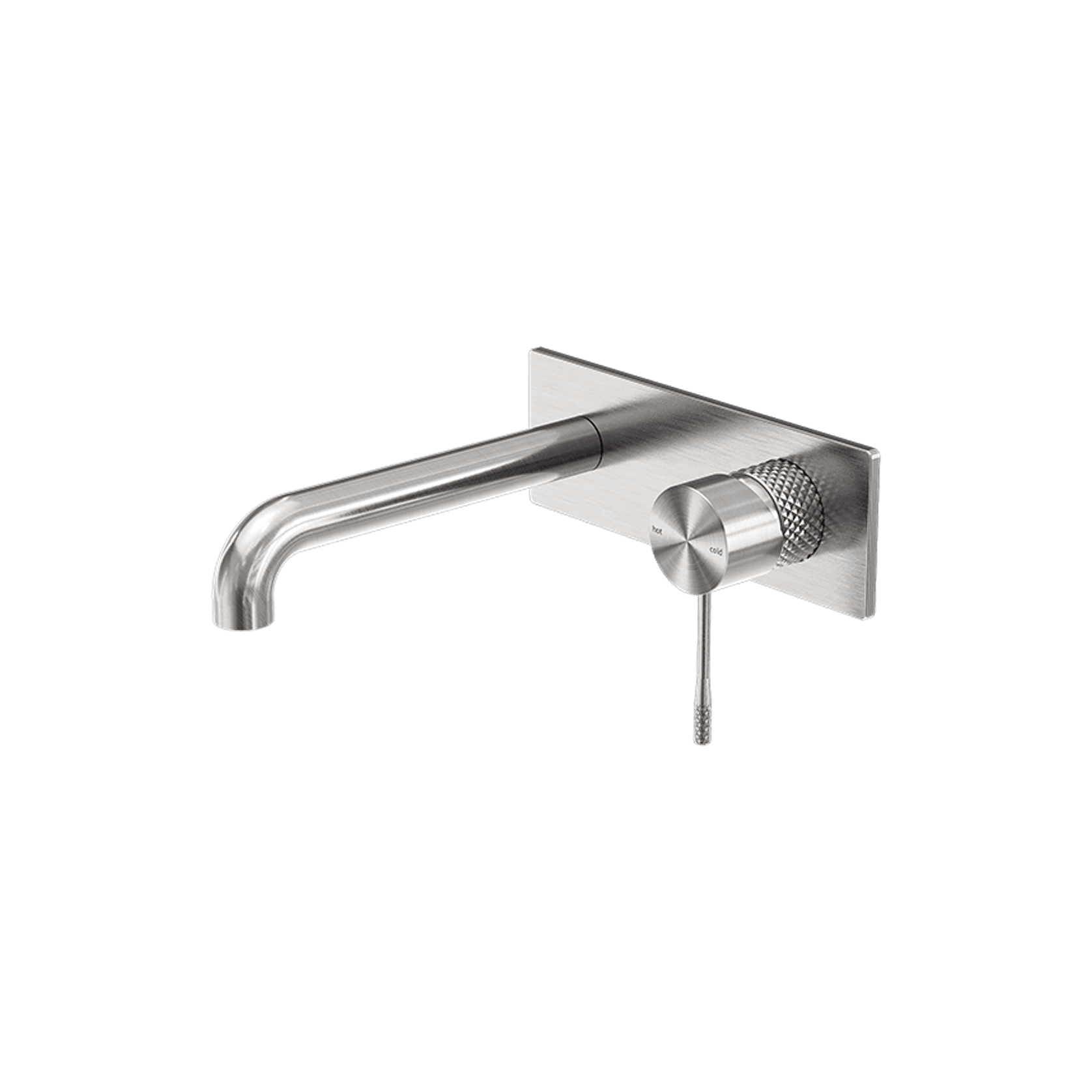Opal Wall Basin/Bath Mixer 260mm Brushed Nickel gallery detail image