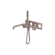 Opal Shower System With Spout 250mm Kit Brushed Bronze gallery detail image