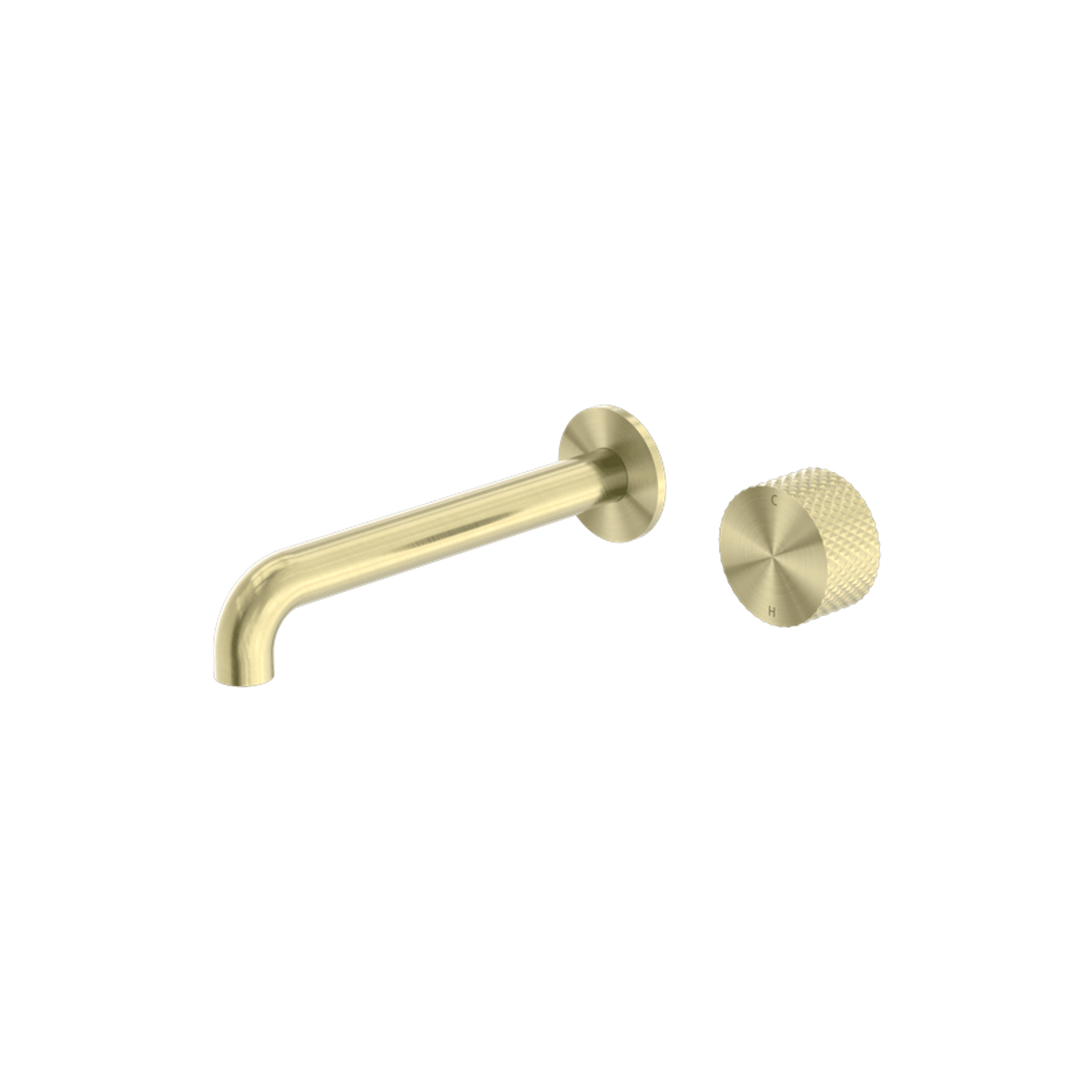 Opal Wall Basin/Bath Set 230mm Brushed Gold gallery detail image