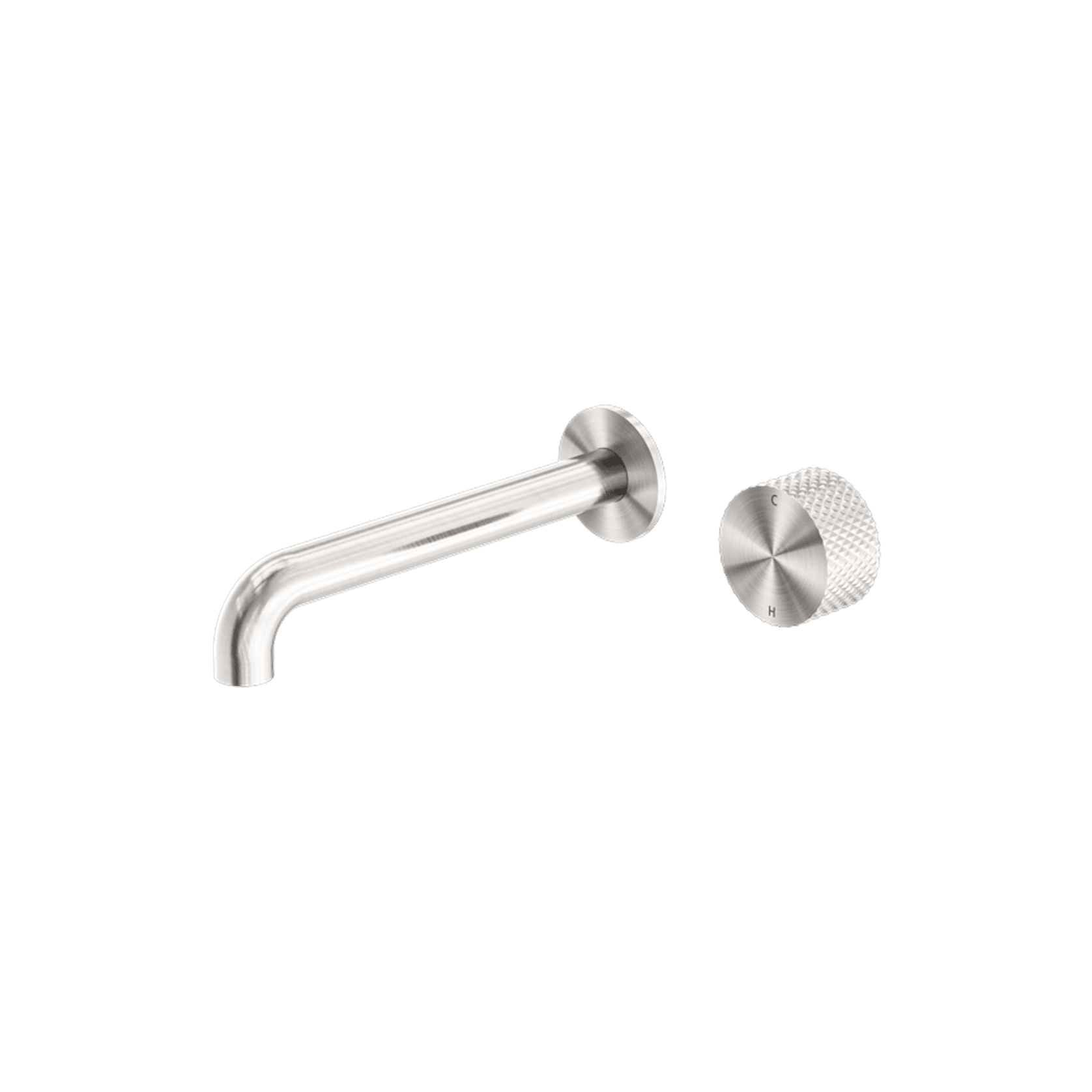 Opal Wall Basin/Bath Set 160mm Brushed Nickel gallery detail image