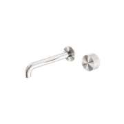 Opal Wall Basin/Bath Set 160mm Brushed Nickel gallery detail image