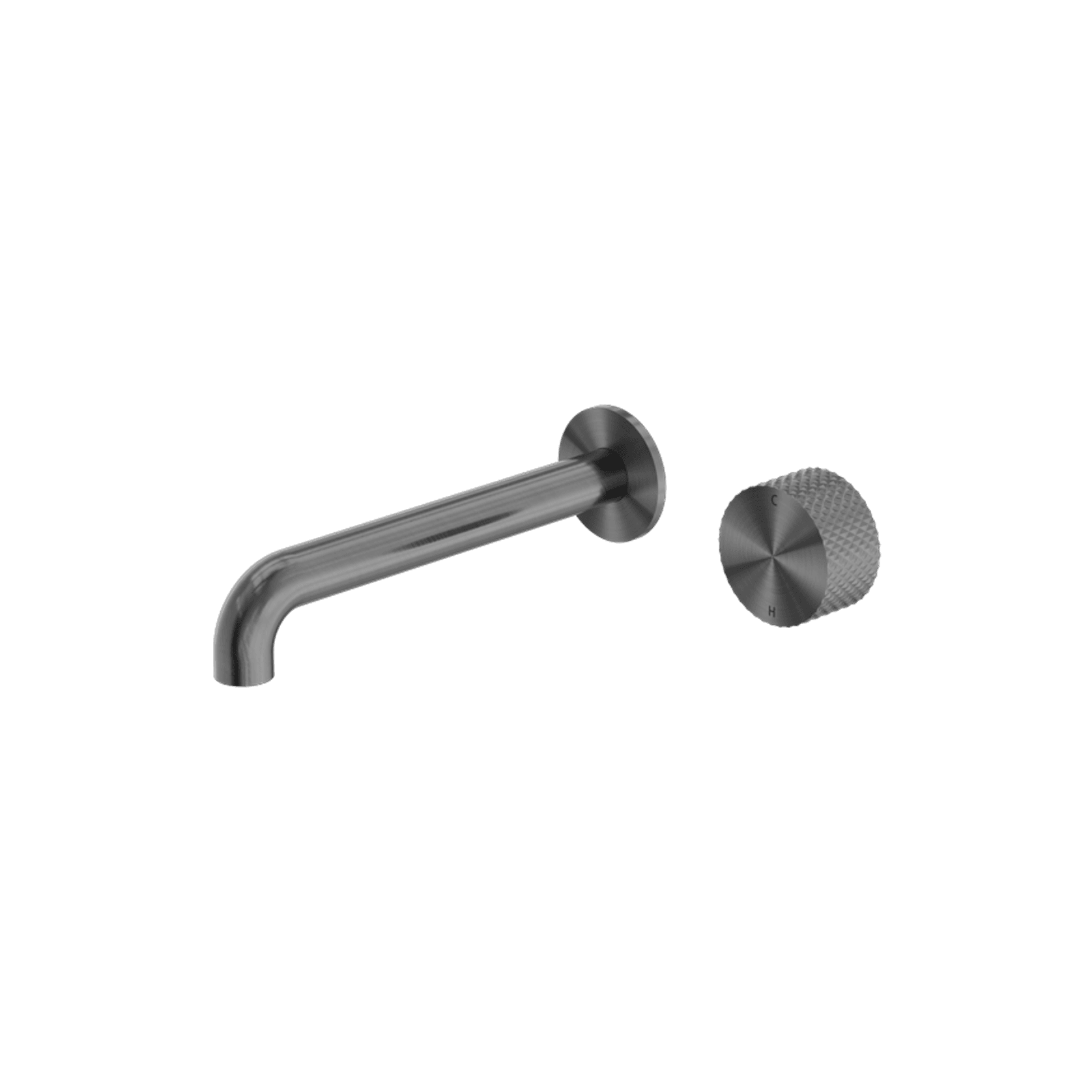 Opal Wall Basin/Bath Set 230mm Graphite gallery detail image