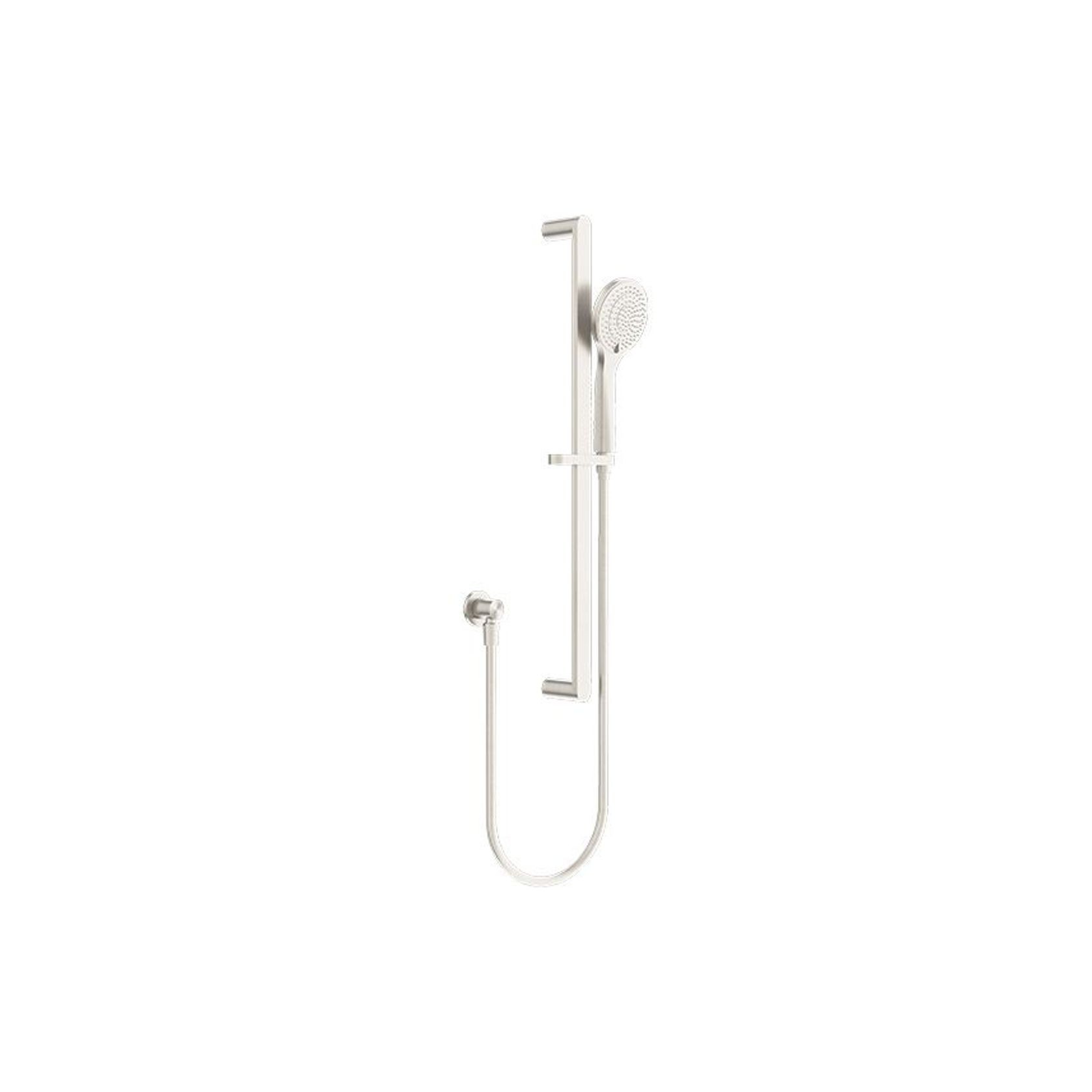 Ecco Shower Rail With Air Shower Brushed Nickel gallery detail image
