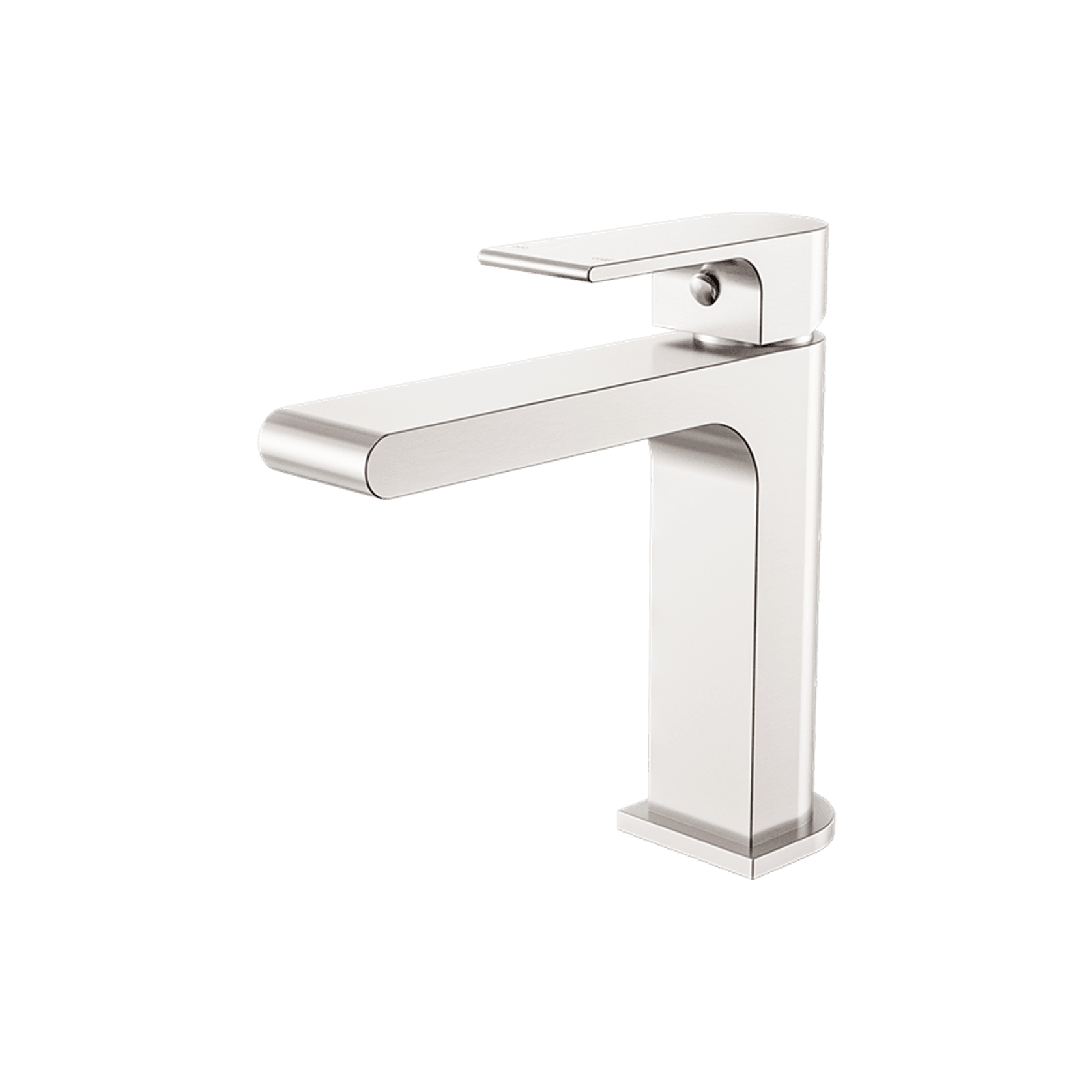 Bianca Basin Mixer Straight Spout | Brushed Nickel gallery detail image