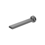 Bianca Fixed Bath Spout 240mm | Gun Metal gallery detail image