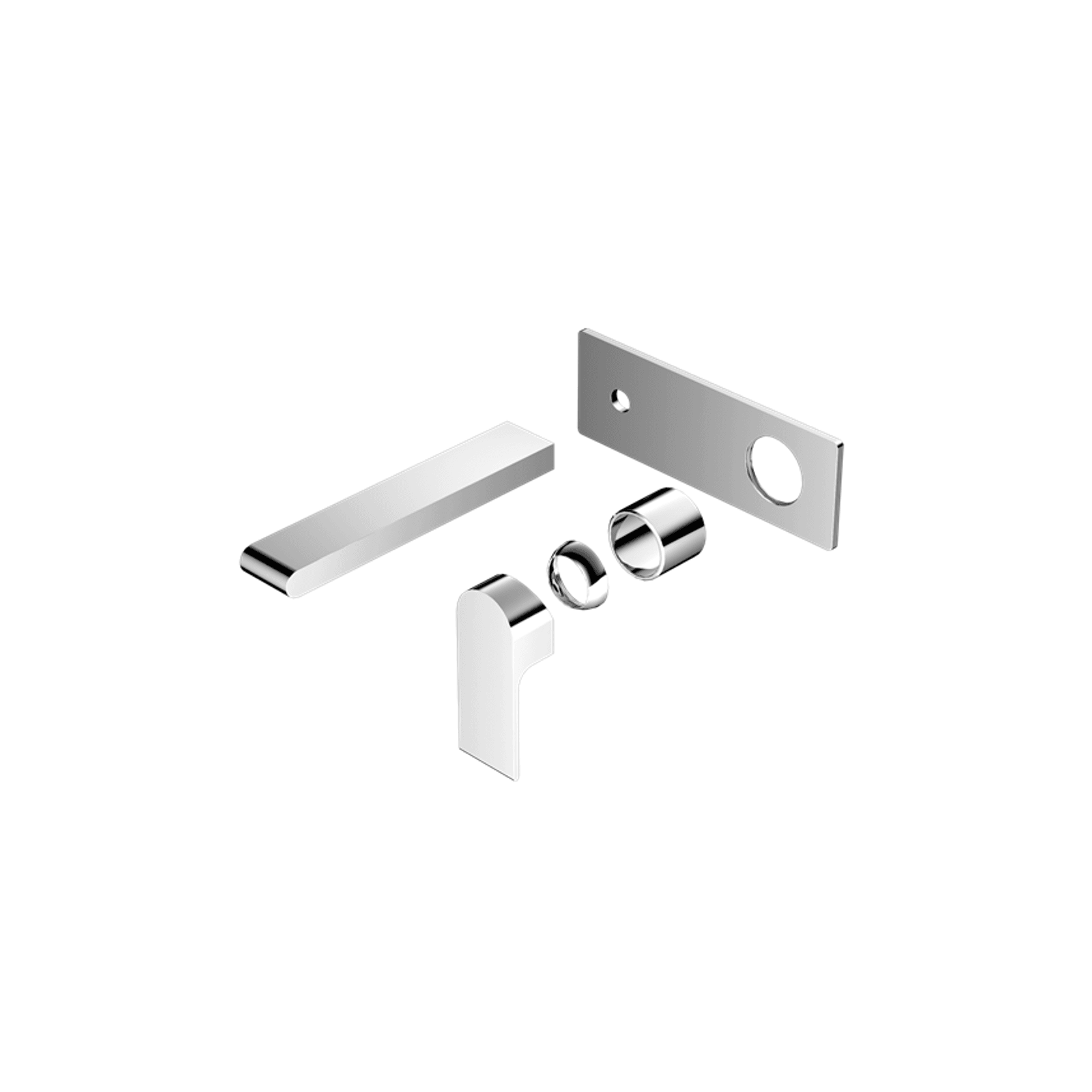 Bianca Basin/Bath Mixer 187mm Trim Kits | Chrome gallery detail image