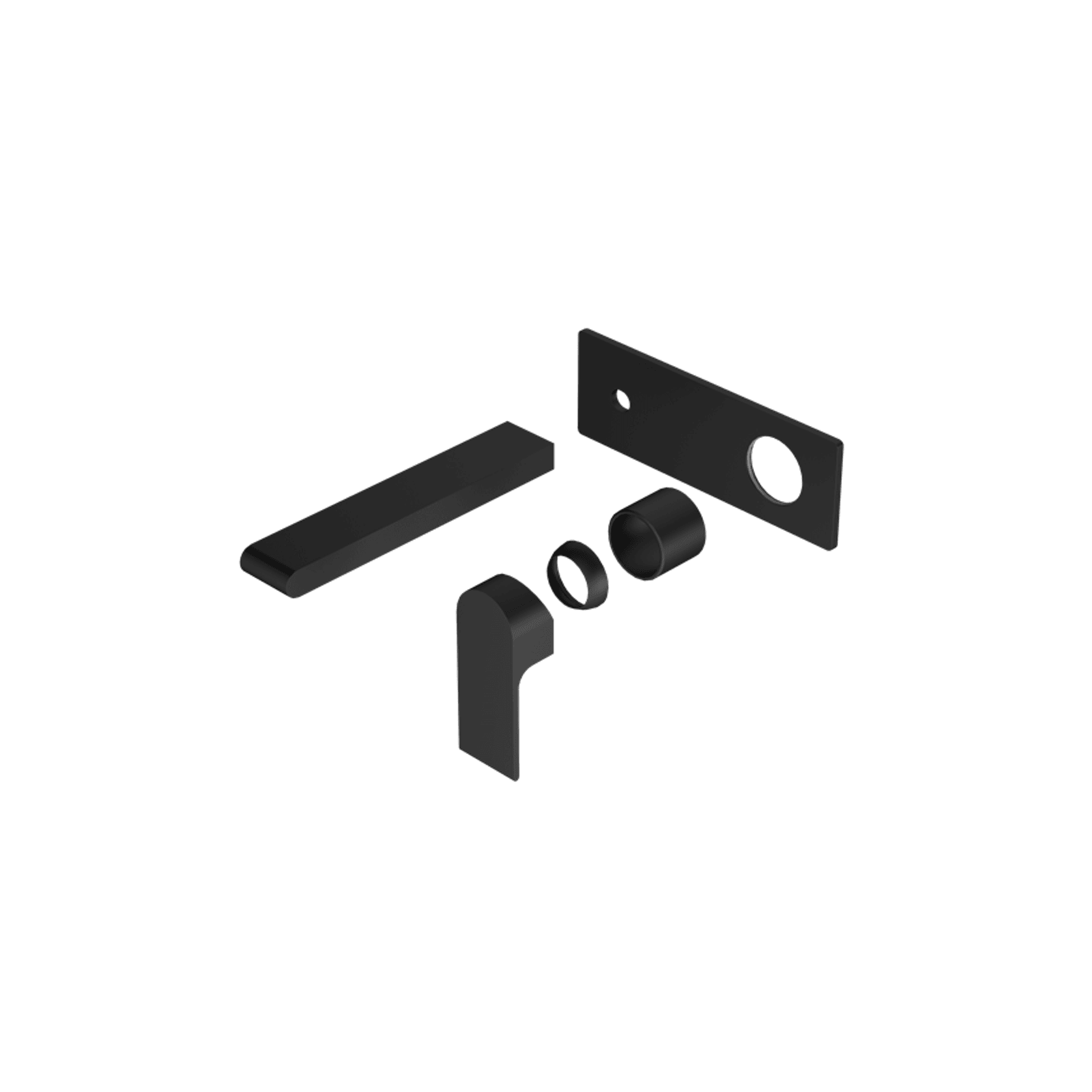 Bianca Basin/Bath Mixer 187mm Trim Kits | Matte Black gallery detail image