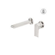 Bianca Basin/Bath Mixer Back Plate 230mm | Brushed Nickel gallery detail image