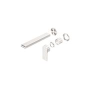 Bianca Wall Basin/Bath Mixer Separate Back Plate 230mm Trim Kits | Brushed Nickel gallery detail image