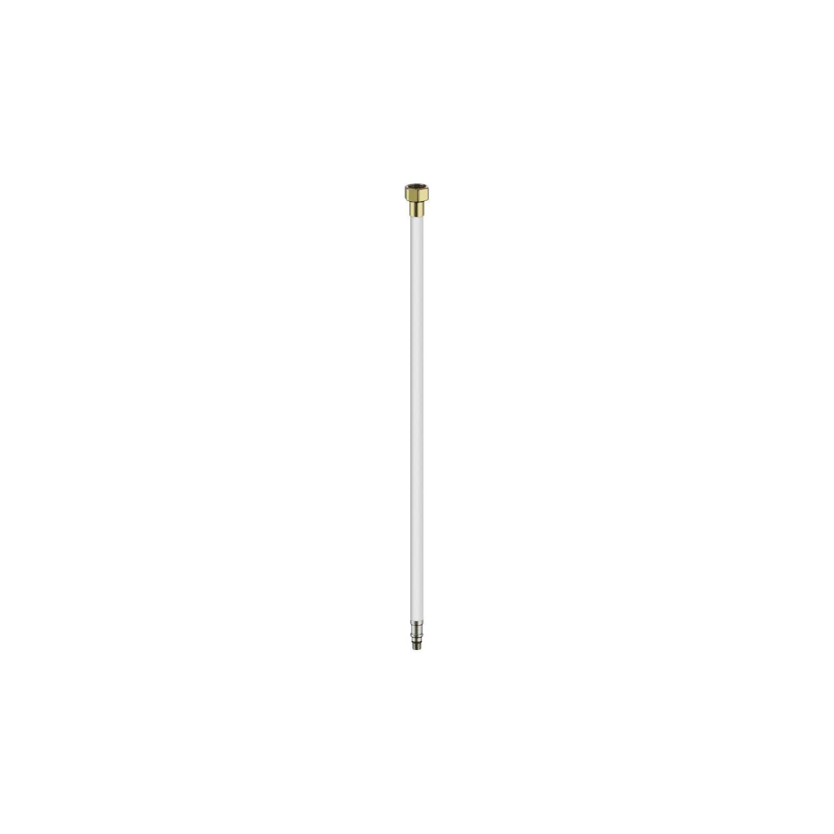Premium Flexible Mixer Tap Hose Pair Brushed Gold gallery detail image