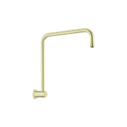 Round Swivel Shower Arm Brushed Gold gallery detail image