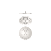 250mm Round Stainless Steel Shower Head 4 Star Rating Brushed Nickel gallery detail image