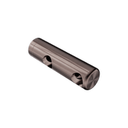 Mecca Care Make Your Own 25mm Grab Rail Double Towel Bracket Right Brushed Bronze gallery detail image