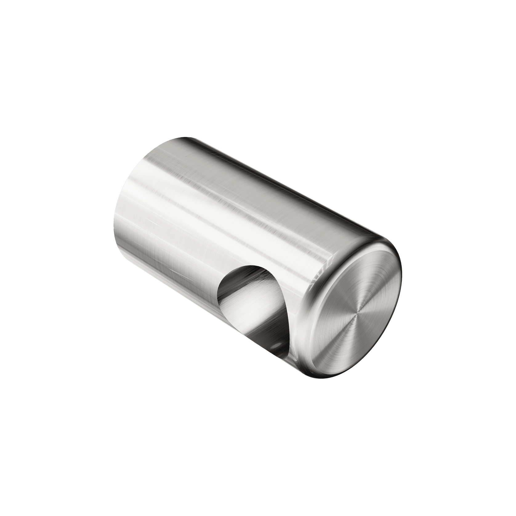 Mecca Care Make Your Own 32mm Grab Rail End Bracket Brushed Nickel gallery detail image