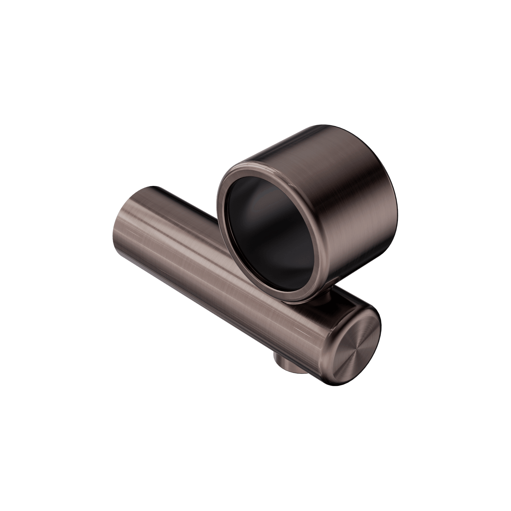 Mecca Care Make Your Own 32mm Hand Rail Undermount Mid Bracket Brushed Bronze gallery detail image