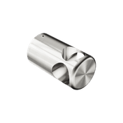Mecca Care Make Your Own 32mm Grab Rail T Bar Bracket Brushed Nickel gallery detail image
