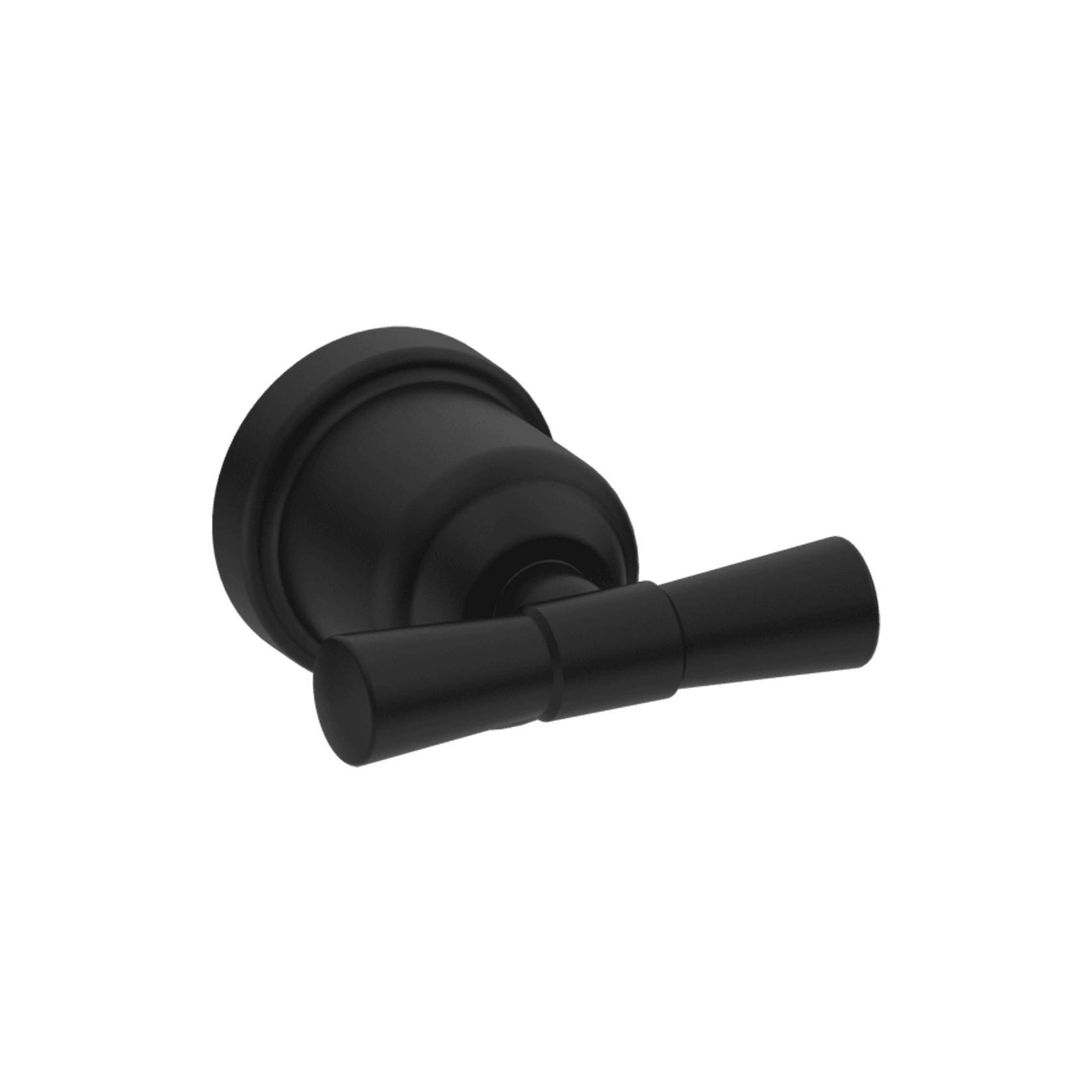 York Robe Hook Matte Black gallery detail image
