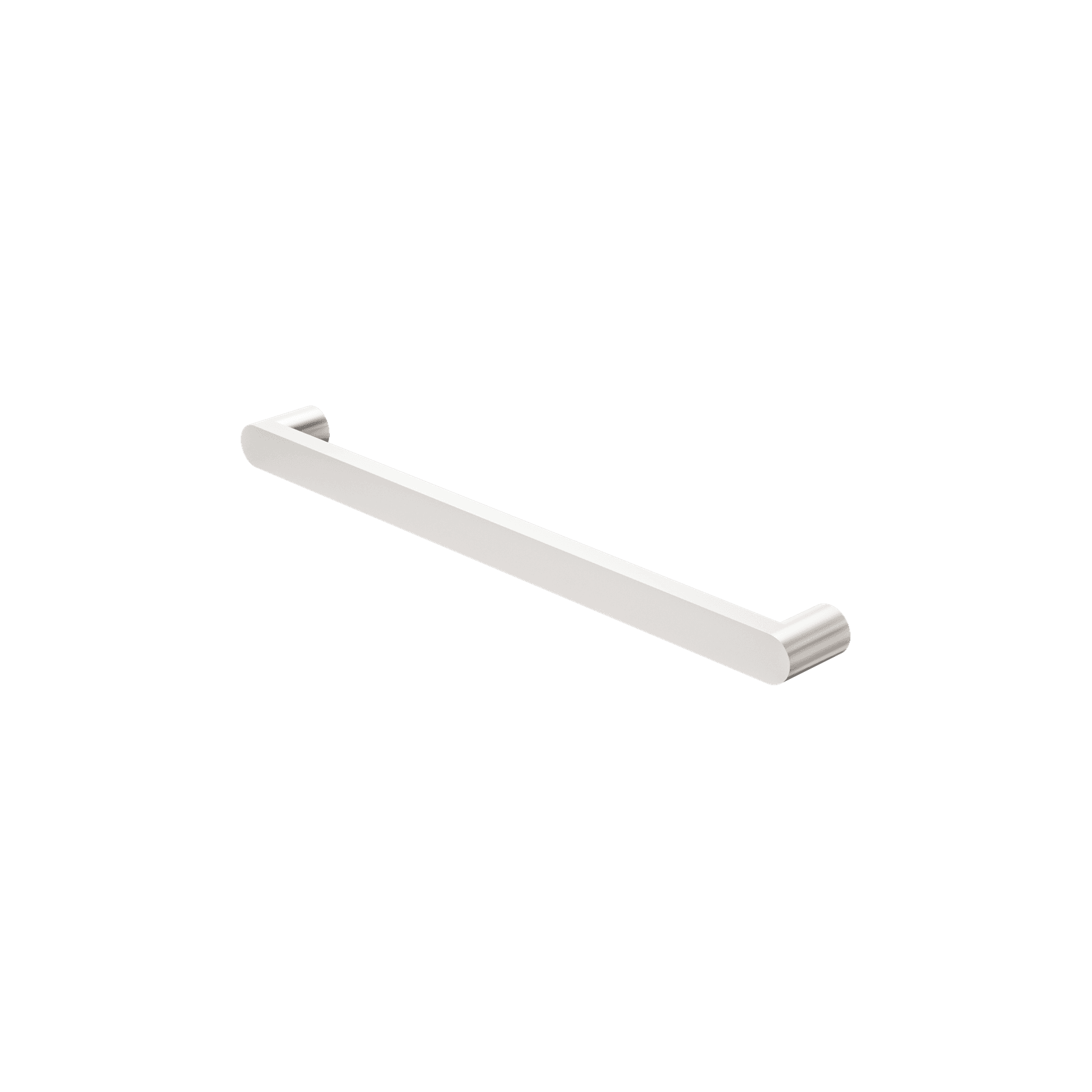 Bianca 240V Single Heated Towel Rail Brushed Nickel gallery detail image