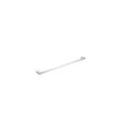 Bianca Single Towel Rail 800mm | Brushed Nickel gallery detail image