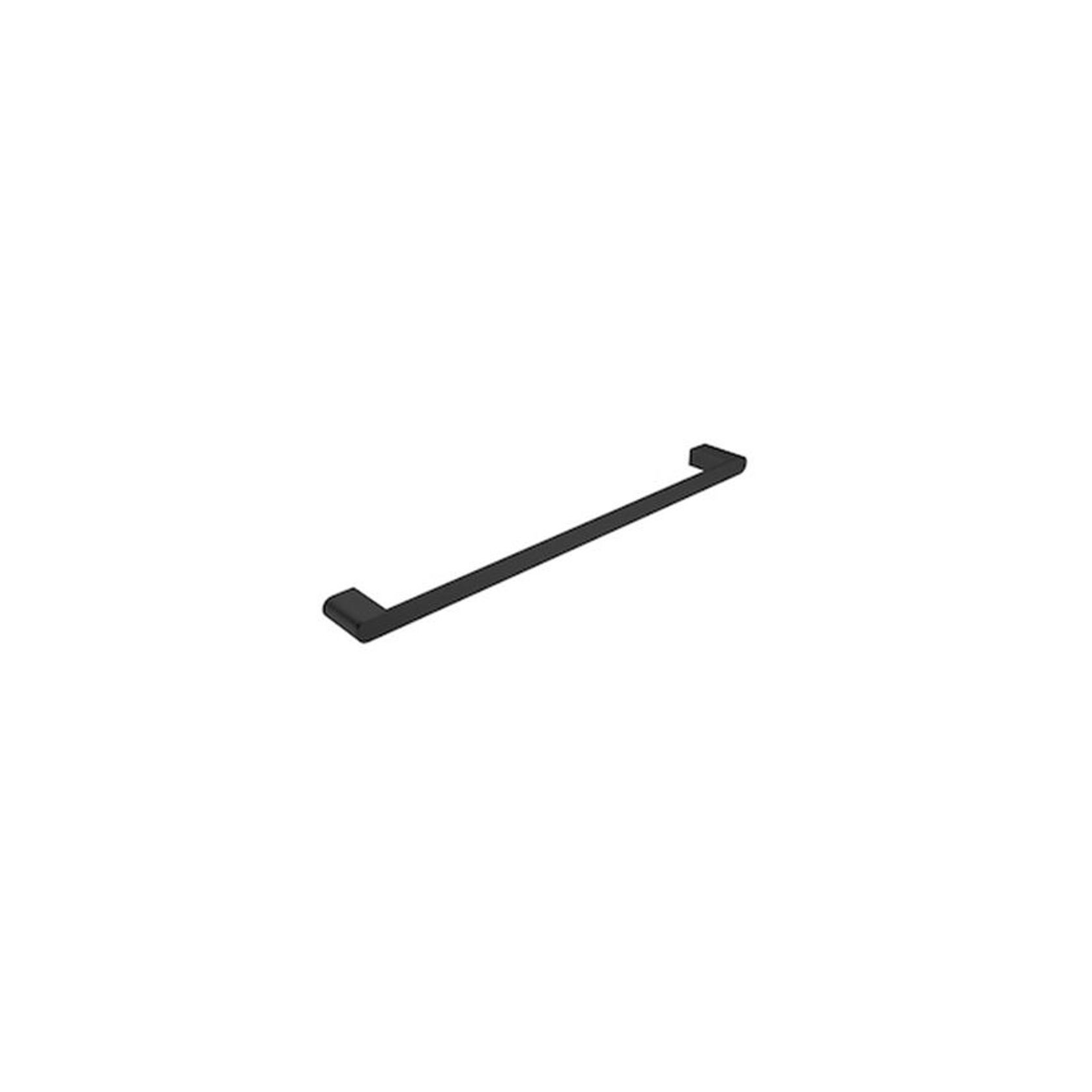 Bianca Single Towel Rail 800mm | Matte Black gallery detail image