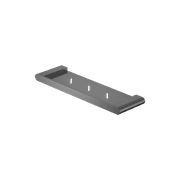 Bianca Metal Shower Shelf | Gun Metal gallery detail image