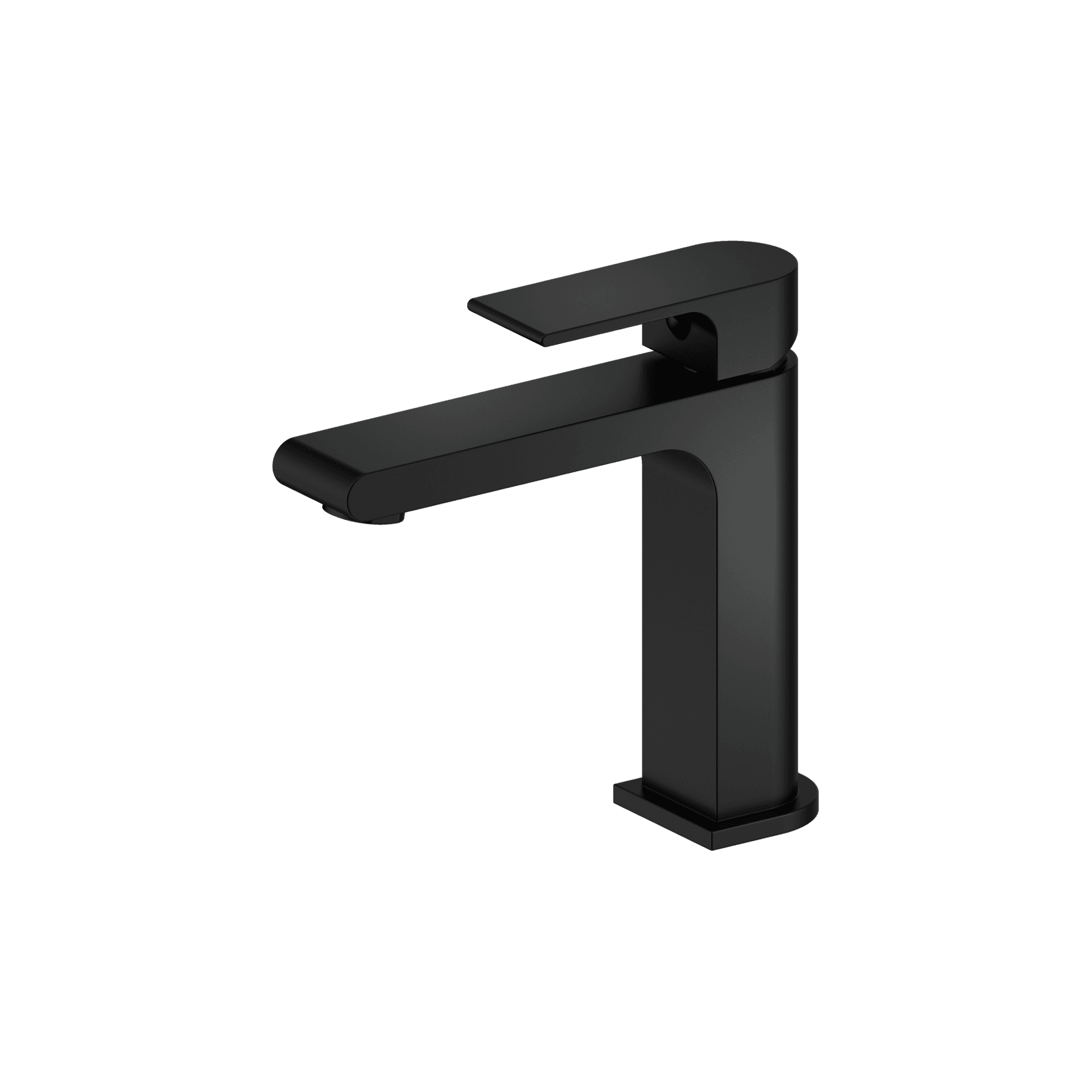 Bianca Basin Mixer Straight Spout All Pressure Matte Black gallery detail image