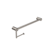 Mecca Care 25mm Toilet Roll Rail 450mm Brushed Nickel gallery detail image