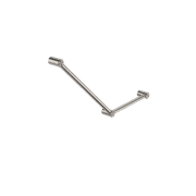 Mecca Care 32mm Ambulant Toilet Grab Rail 45 Degree 750X450mm Brushed Nickel gallery detail image