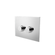 Mecca Care Raised Disabled Care Pneumatic Flush Buttons Plate DDA Compliant  Chrome gallery detail image