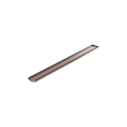 Tile Insert V Channel 1200mm Floor Grate 80mm/89mm Outlet Without Outlet And Hole Saw Brushed Bronze gallery detail image