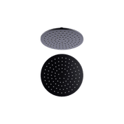 200mm Round Shower Head Matte Black gallery detail image