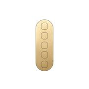 13 Carbon 5 Gang Switch Grid Faceplate gallery detail image