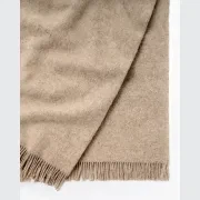 Weave Home Nevis Throw Blanket - Oak | NZ Lambswool gallery detail image