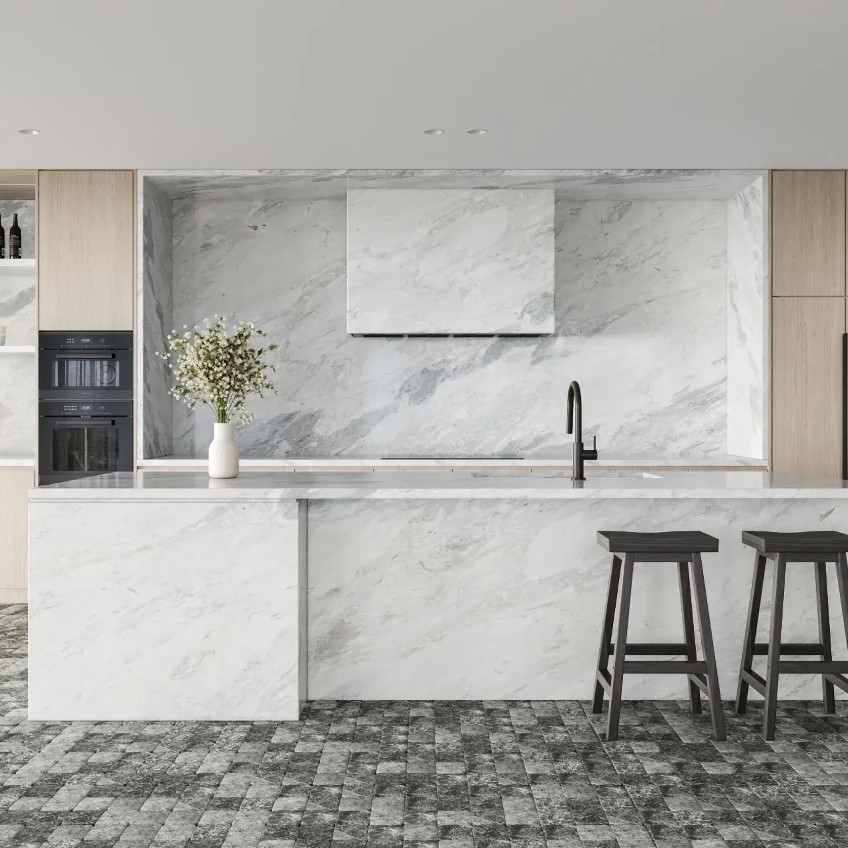 Pietra Nautica Tumbled Limestone Cobblestones gallery detail image